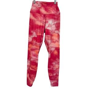 Nike One Womens XS Dri-FIT High-Waisted Training Leggings Pink Abstract NWT